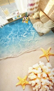 3D Starfish Coral I5699 Floor WallPaper Murals Wall Print Decal AJ Coco 2024 - Picture 1 of 5