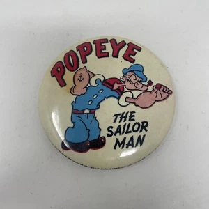 Vintage Popeye The Sailor Man Button Pinback King Features Syndicate 3,5" - Bild 1 von 8