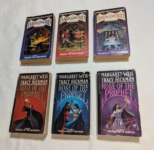 6 Margaret Weis&Tracy Hickman pbs Complete Rose of the Prophet/Darksword Trilogy - Foto 1 di 10