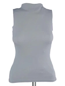 Motivi Canotta Da Donna Azzurro Taglia S Stretch Estiva Senza Maniche Top Moda - Picture 1 of 10