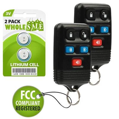 2 Replacement For 2004 2005 2006 2007 Ford Freestar Key Fob Clicker - Image 1 of 4