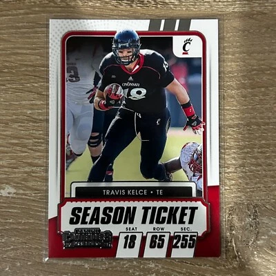 2021 Panini Contenders Draft Picks - #28 Travis Kelce Cincinnati Chiefs - Image 1 of 2