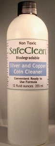 Neu! SafeClean Münzreiniger für Silber- und Kupfermünzen. 12 fl. unzen. 355 ml. - Bild 1 von 14