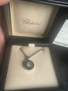 Chopard Happy Diamonds Necklace Pendant Floating Diamond - Picture 1 of 6