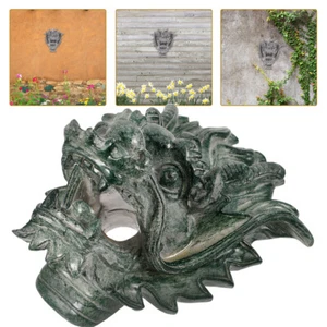 Drachenkopf-Brunnen, Wasserhahn, Wandbrunnen, Gartenwasserbrunnen, - Bild 1 von 12
