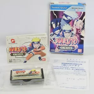 NARUTO Konoha Ninpouchou WonderSwan Crystal d341 ws - Picture 1 of 12