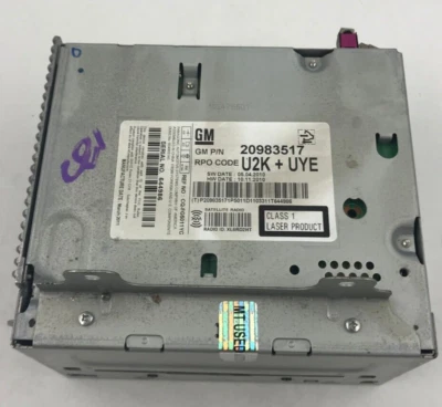 2011-2012 Chevrolet Cruze Radio AM FM CD Radio Receiver OEM A04B21081 - Image 1 of 4