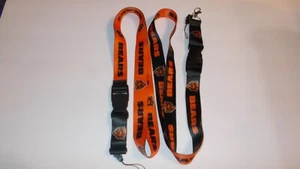 Two Chicago Bears Lanyards Printed on Both Sides 25" Long Free Shipping - Picture 1 of 1