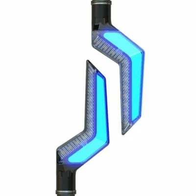 2PCS Motorcycle Turn Signals LED Light Indicator for Suzuki Honda Yamaha - Image 1 of 4