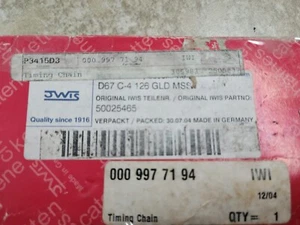 IWIS ENGINE TIMING CHAIN 50025465 0009977194 for BMW M3 - Picture 1 of 3