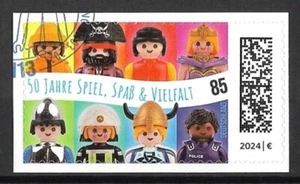 Bundle Mi.Nr. 3821 (2024) stamped (skl. from FB)/50 years Playmobil - Picture 1 of 1