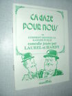 Ca Gaze Pour Nous Comedie Jouee Par Laurel Et Hardy