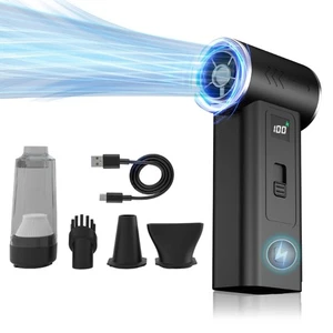 Car Vacuum Dust Collector Handheld Blower For Small Spaces Pet Hair Removal - Photo 1/8