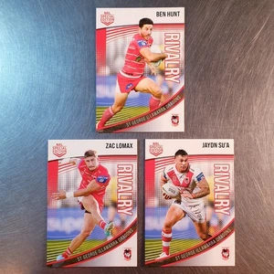Juego de equipo base de rivalidad NRL 2022 (3 cartas) St George Illawarra Dragons - Imagen 1 de 2