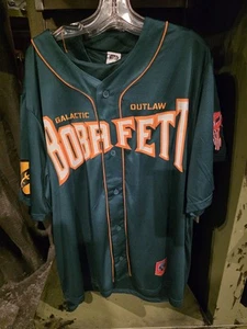 Camiseta deportiva de béisbol para adultos Boba Fett Galactic Outlaw de los parques de Disney Vader nueva con etiquetas - Imagen 1 de 3