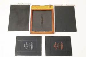 C13509~ 4X5 KODAK FOLMER SCHWING Plate Holder & 2 Cut Film Sheaths - USED - Picture 1 of 4