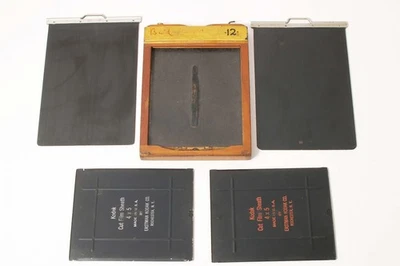 C13509~ 4X5 KODAK FOLMER SCHWING Plate Holder & 2 Cut Film Sheaths - USED - Image 1 of 4