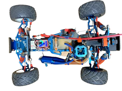 Traxxas Nitro Rustler With Picco Motor Totally Custom - Image 1 of 4