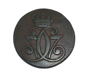 Denmark 1771 Christian VII 1 Skilling Dansk Copper Coin - Picture 1 of 8