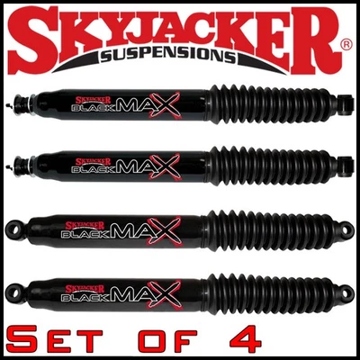 Skyjacker Black MAX Front & Rear Shocks Set fits 84-90 Ford Bronco II 0-2" Lift - Image 1 of 4