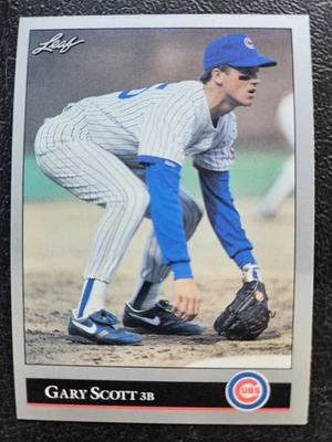 1992 Leaf: Gary Scott #6 - Chicago Cubs - (L) - Image 1 of 2