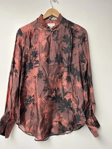 Once Was Melbourne Floral Blouse Size 2 Womens Top - Picture 1 of 13