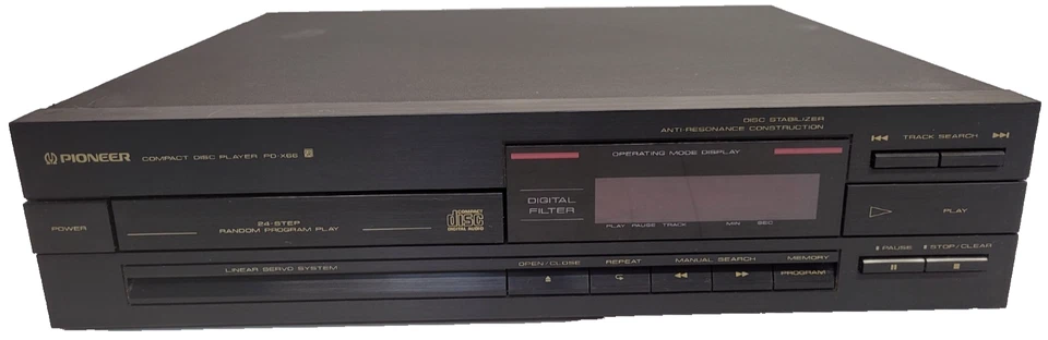 Pioneer PD-X66 Compact Disc CD Audio Player Black Tested & No Power - Image 1 of 4