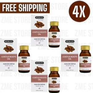 4x Hemani Costus Wurzeln Öl natürlich 100% زيت عود القسط - Bild 1 von 3