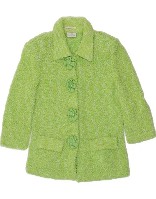 Chaqueta Blazer ELEGANCE Mujer 4 Botones Reino Unido 14 Mediana Verde Poliamida AM09 Foto 1 de 3