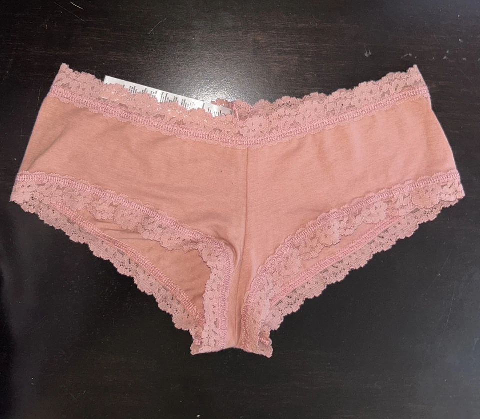 NEW! HANKY PANKY SUPIMA COTTON BOYSHORT UNDERWEAR SZ S - Image 1 of 1
