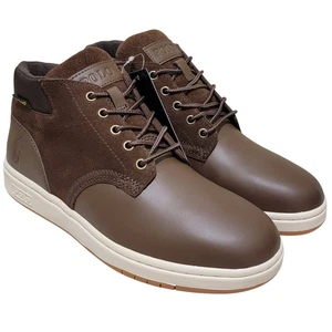 Polo Ralph Lauren Men Sneaker Boot Chukka Boots Size US 8.5D Brown Leather - Picture 1 of 6