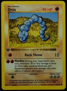 Onix #95 LP Pokemon Card - Picture 1 of 3