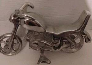 HandmadeArtHarleyMetal MotorcycleHarleySpringer IndianStyleAll PewteMetal Art... - Picture 1 of 18