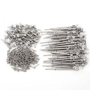 50-Pack T316 Stainless Steel Tensioner Set for 1/8" Cable Railing w/ Deck Toggle - Picture 1 of 16