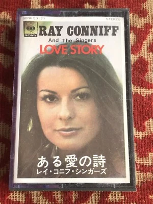ray conniff & the singers love story .  japanese music card . cassette . - Image 1 of 2