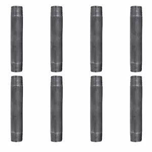 3/4 Zoll X 5 1/2 Zoll Schwarze Pfeife 8 Stück - Bild 1 von 9