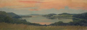 O. POTTHAST VON MINDEN (*1869), Abendstimmung am Strand, um 1900, Öl Impressioni - Bild 1 von 4