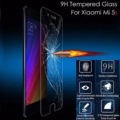 Funda Teléfono Cristal Templado 9H, TPU Transparente para Xiaomi Mi5s 5.15" Tamaño Pantalla Teléfono Foto 1 de 4