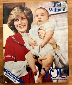 Princess Diana & Prince William You Magazine Jan 1983 Paul Newman SHOGUN Clavell - Picture 1 of 6