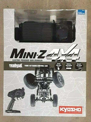 Kyosho MX-01 Mini-Z 4X4 Readyset w/Jeep Wrangler Body Grey 32521GM Brand New!! - Image 1 of 4