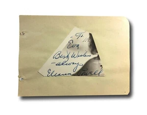 Eleanor Powell Hand Signed Album Page Cut JSA COA Autograph Born To Dance - Picture 1 of 4
