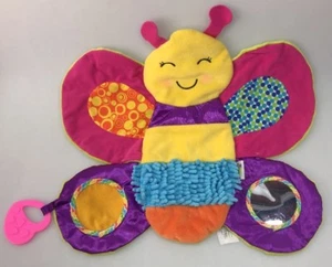 EARLY YEARS Crinkle BUTTERFLY Pink PURPLE Wing LOVEY Baby Plush security blanket - Picture 1 of 8