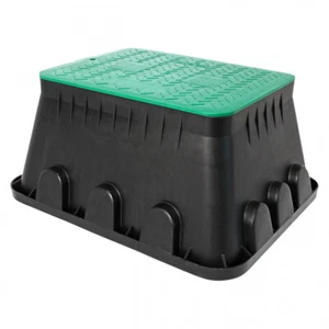 "Caja de válvulas riego caja de válvulas con tapa rectangular JUMBO 14" - Imagen 1 de 3