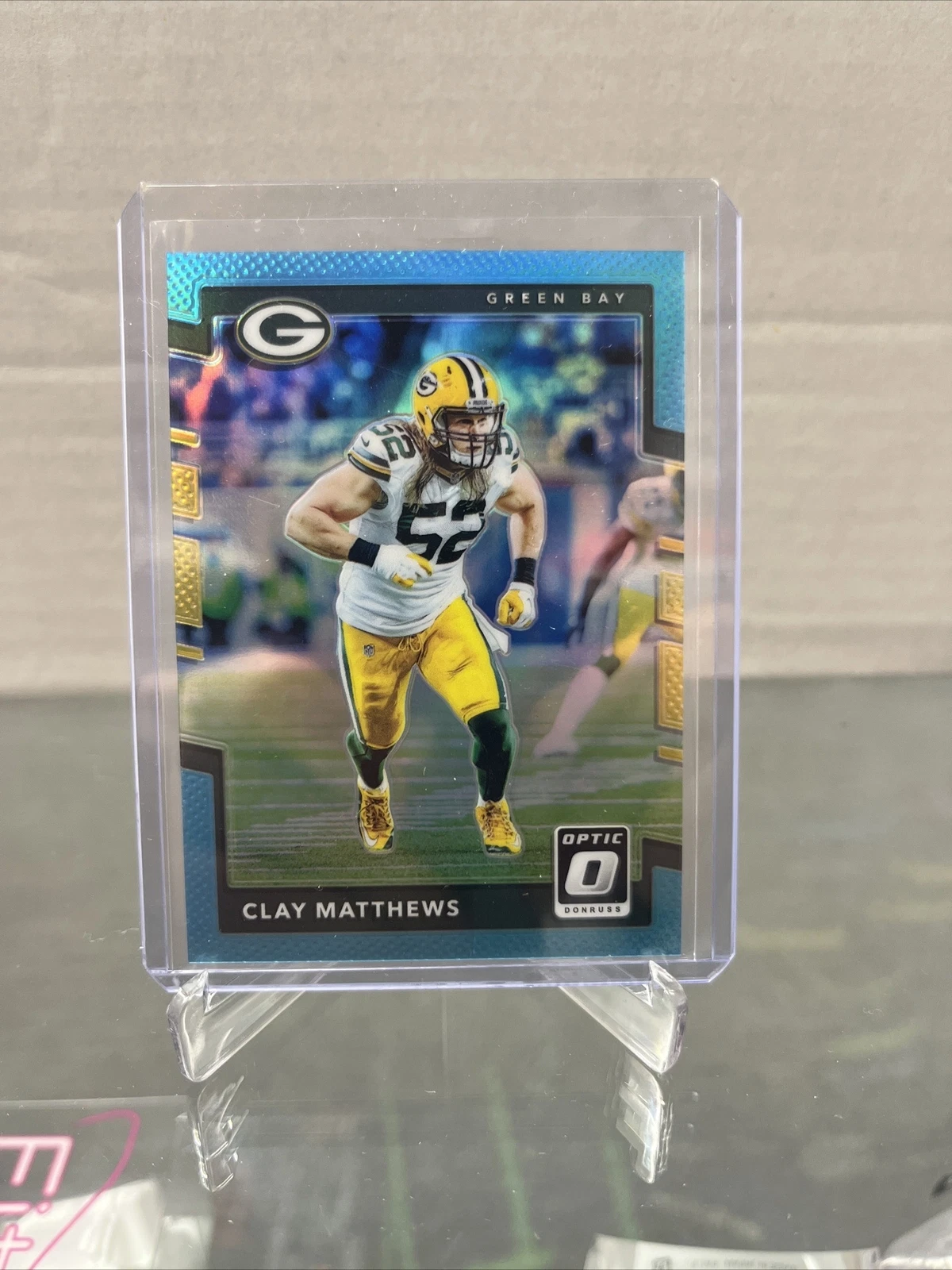 2017 Donruss Optic Aqua Prizm /299 Clay Matthews #14