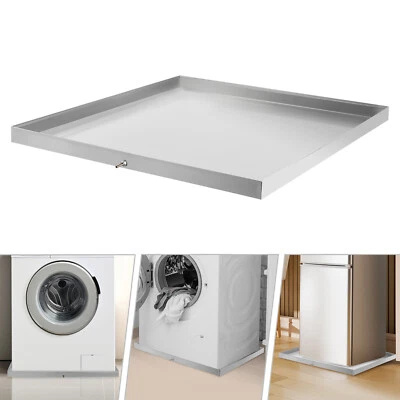 27*25*1.5in Stainless Steel Drip Tray Catch Heavy Duty Washer Machine Drain Pan - Image 1 of 4