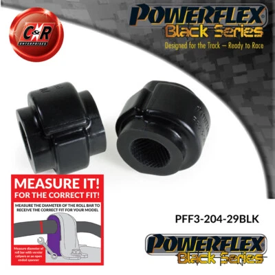 Powerflex Black Ant. o , Spazzole 29mm per Audi A4 B5 Est 2WD 95-01 - Immagine 1 di 4