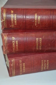 Set of 3 Antique Science of Railways volumes (1914 & 1915), Marshall M. Kirkman - Picture 1 of 6