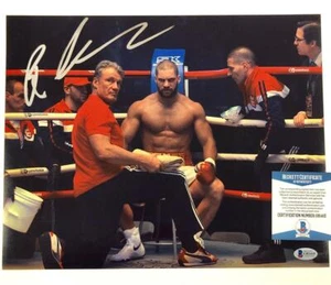 FLORIAN MUNTEANU aka Viktor Drago CREED 2 Signed 11x14 Photo C ~ Beckett BAS COA - Picture 1 of 1