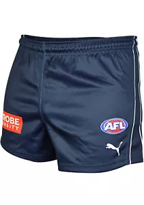 Carlton Blues AFL Blue Puma On Field Players Shorts Sizes S-3XL! T2 - Picture 1 of 3
