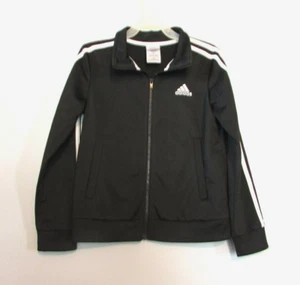 Adidas Boys Black Jacket Size 8 EUC!!! - Picture 1 of 2